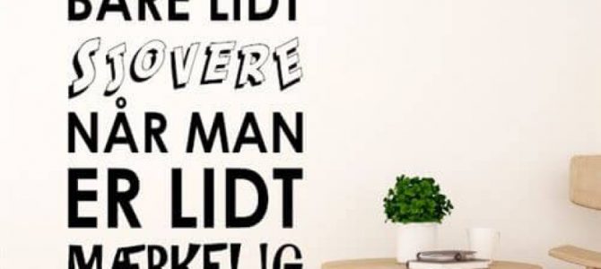 Wallstickers – nemt alternativ til vægmalerier Wallstickers – nemt alternativ til vægmalerier